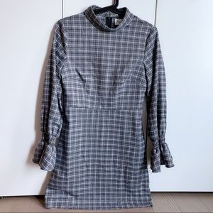 AVEC MOI Plaid Dress